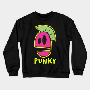 Punky Punk Rock Crewneck Sweatshirt
